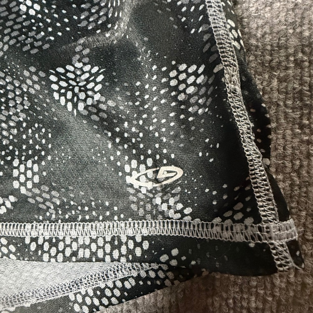 Champion Duo Dry XXL Womens Black‎ Grey Geometric Racerback Activewear Tank Top - Picture 4 of 7